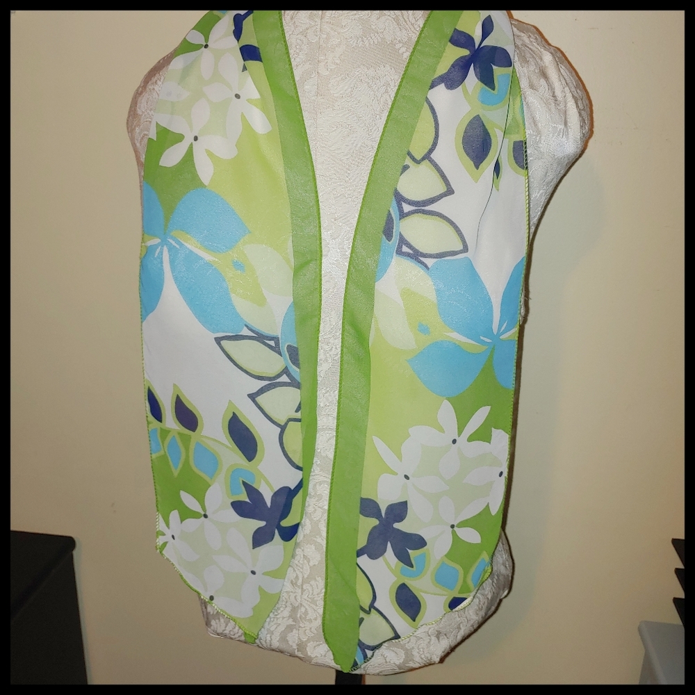 Vintage Sheer Scarf - Picture 2 of 4